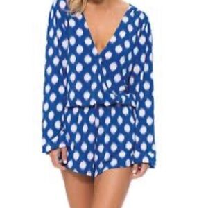 NWT Macbeth Collection by Margaret Josephs long-sleeve romper (xs)